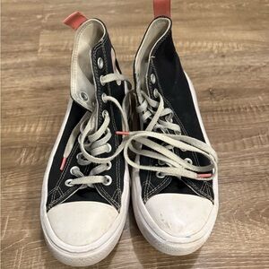 Converse Black and White High-Tops